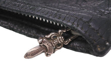 Load image into Gallery viewer, [USED/中古]CHROME HEARTS クロムハーツ コインケース コインケース ブラック レザー シルバー金具 Cランク 中古 50752