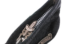 Load image into Gallery viewer, [USED/中古]CHROME HEARTS クロムハーツ コインケース コインケース ブラック レザー シルバー金具 Cランク 中古 50752