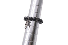Load image into Gallery viewer, Chrome Hearts クロムハーツ 5mm BEAD オニキスビーズリング 指輪 シルバー925 オニキス ブラック シルバー 美品 中古 50776