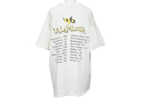LOLLAPALOOZA ロラパルーザ 90s 1996 ヴィンテージ Tシャツ フェスT バンT ロックT TULTEXボディー Lサイズ 中古 50796
