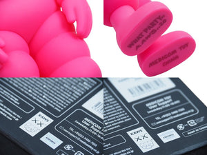 新品未使用 MEDICOM TOY メディコムトイ 人形 フィギュア KAWS カウズ What Party open edition ピンク PINK 50813