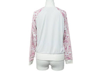 Load image into Gallery viewer, ChristianDior クリスチャンディオール ブルゾン トロッター柄 ポケット ナイロン エラスタン ホワイト ピンク 美品 中古 50836