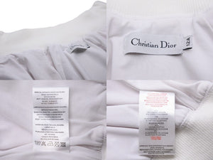ChristianDior クリスチャンディオール ブルゾン トロッター柄 ポケット ナイロン エラスタン ホワイト ピンク 美品 中古 50836