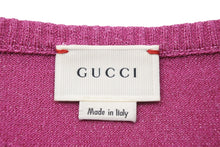 Load image into Gallery viewer, GUCCI グッチ カーディガン キッズ トップス 414155X7375 イタリア製 レーヨン ピンク サイズ12 美品 中古 50845
