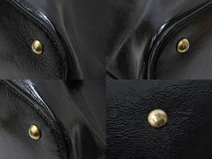 YVES SAINT LAURENT イヴ・サンローラン ハンドバッグ ミューズバッグ ゴールド金具 美品 中古 50977 