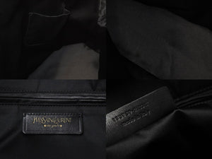 YVES SAINT LAURENT イヴ・サンローラン ハンドバッグ ミューズバッグ ゴールド金具 美品 中古 50977 