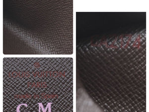 LOUIS VUITTON ルイ・ヴィトン カードケース ダミエ アンヴェロップ・カルトドゥヴィジット N62920 美品 中古 50983
