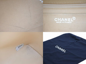 CHANEL シャネル ハンドバッグ キャビアスキン 鞄 ロゴ ココマーク ブラウン 6番台 ゴールド金具 中古 50989
