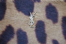 Load image into Gallery viewer, 極美品 YVES SAINT LAURENT イヴ・サンローラン レオパード柄 ミニ ポーチ ブラウン ロゴ アクセサリーポーチ 中古 50997