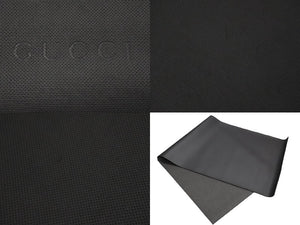 GUCCI グッチ ヨガマット 収納ケース 保存袋 ggキャンバス レザーキャンバス ナイロン ブラック レッド グリーン 美品 中古 51002 