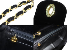 Load image into Gallery viewer, CHANEL シャネル マドモアゼル チェーン ショルダーバッグ 2番台 ロゴ ブラック 鞄 ココマーク 黒 斜め掛け 良好 中古 51007