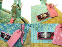 Load image into Gallery viewer, LouisVuitton ルイヴィトン トートバッグ モノグラム 2008SS RC0078 グリーン イエロー オレンジ ピンク 美品 中古 51018