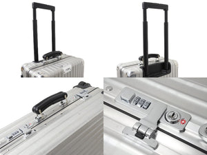 FENDI RIMOWA フェンディ リモア スーツケース ズッカ柄 33L 4輪 7VV133 972.90.00.4 シルバー金具 美品 中古 51022