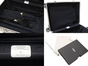 FENDI RIMOWA フェンディ リモア スーツケース ズッカ柄 33L 4輪 7VV133 972.90.00.4 シルバー金具 美品 中古 51022