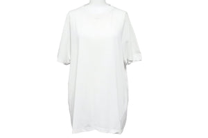 PRADA プラダ 半袖Ｔシャツ トップス クルーネック 三角プレート XXL コットン ホワイト メンズ 良品 中古 51025