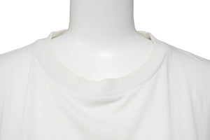 PRADA プラダ 半袖Ｔシャツ トップス クルーネック 三角プレート XXL コットン ホワイト メンズ 良品 中古 51025