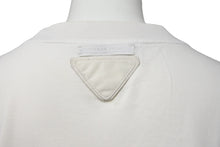 Load image into Gallery viewer, PRADA プラダ 半袖Ｔシャツ トップス クルーネック 三角プレート XXL コットン ホワイト メンズ 良品 中古 51025