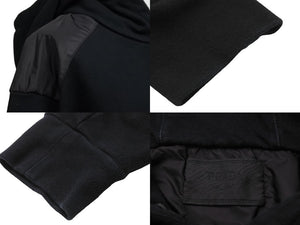 PRADA プラダ スウェット RN98339 メンズ ロゴ ブラック コットン ナイロン サイズM 美品 中古 51048