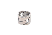 Load image into Gallery viewer, GUCCI グッチ Gチェーンモチーフリング 指輪 19号 シルバー925 ブランド刻印 メンズ 11g 美品 中古 51119