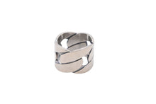 Load image into Gallery viewer, GUCCI グッチ Gチェーンモチーフリング 指輪 19号 シルバー925 ブランド刻印 メンズ 11g 美品 中古 51119