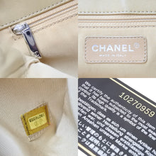 Load image into Gallery viewer, CHANEL シャネル ショルダーバッグ No.5 カメリア ココマーク 10番台 キャンバス パテントレザー イエロー ベージュ 良品 中古51125