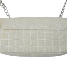 Load image into Gallery viewer, CHANEL シャネル ショルダーバッグ No.5 カメリア ココマーク 10番台 キャンバス パテントレザー イエロー ベージュ 良品 中古51125