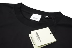 極美品 BURBERRY バーバリー ロゴ プリント 半袖Ｔシャツ ブラック 黒 