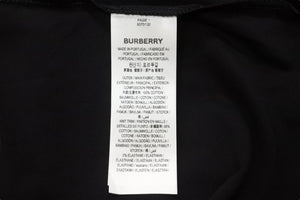 極美品 BURBERRY バーバリー ロゴ プリント半袖Ｔシャツ ブラック 黒 ホワイト 白 トップス コットン 8070132 XL 中古 51148 