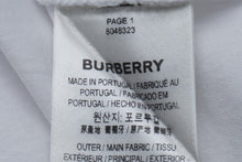 画像をギャラリービューアに読み込む, 極美品 BURBERRY バーバリー ホースフェリープリント コットン オーバーサイズ半袖Ｔシャツ ホワイト 8048323 XL 中古 51150 