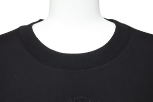 極美品 BURBERRY バーバリー 半袖Ｔシャツ 8065536 エンブロイダリーロゴ コットン ブラック サイズXL 中古 51157