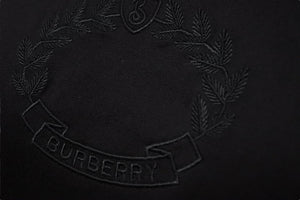 極美品 BURBERRY バーバリー 半袖Ｔシャツ 8065536 エンブロイダリーロゴ コットン ブラック サイズXL 中古 51157