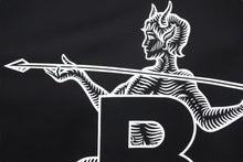 Load image into Gallery viewer, BURBERRY バーバリー Bロゴ プリント 半袖Ｔシャツ ブラック 黒 ホワイト 白 8039650 トップス XL 美品 中古 51158