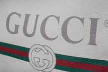 Load image into Gallery viewer, GUCCI グッチ クラッチバッグ ブランドヴィンテージロゴ H023872322 レザー ホワイト レッド グリーン ゴールド 美品 中古 51183