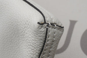 GUCCI グッチ クラッチバッグ ブランドヴィンテージロゴ H023872322 レザー ホワイト レッド グリーン ゴールド 美品 中古 51183