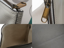 Load image into Gallery viewer, GUCCI グッチ クラッチバッグ ブランドヴィンテージロゴ H023872322 レザー ホワイト レッド グリーン ゴールド 美品 中古 51183