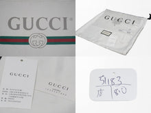 Load image into Gallery viewer, GUCCI グッチ クラッチバッグ ブランドヴィンテージロゴ H023872322 レザー ホワイト レッド グリーン ゴールド 美品 中古 51183