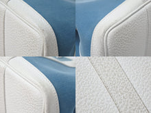 Load image into Gallery viewer, HERMES エルメス ガーデンパーティTPM トートバッグ ハンドバッグ T刻印 トワルオフィシェ ブルーシャンブレー 良品 中古 51207