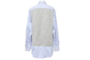 新品同様 MAISON MARGIELA メゾン マルジェラ 長袖シャツ LONG-SLEEVED SHIRTS BLOUSES s51dl0382 コットン ウール 36 中古 51213