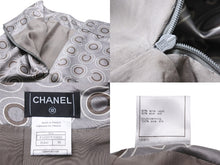 Load image into Gallery viewer, CHANEL シャネル マーメイドフレアスカート ボトムス 総柄 膝丈 38 01A COCO ウール シルク グレー レディース 良品 中古 51228