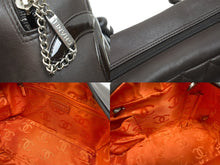 Load image into Gallery viewer, CHANEL シャネル カンボンライン ボーリング ハンドバッグ ワンショルダー ココマーク ブラウン カーフスキン 美品 中古 51258