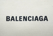 Load image into Gallery viewer, BALENCIAGA バレンシアガ クラッチバッグ ハンドバッグ 373834 9260 U 528147 キャンバスレザー ブラック ベージュ 美品 中古 51273