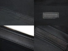 Load image into Gallery viewer, BALENCIAGA バレンシアガ クラッチバッグ ハンドバッグ 373834 9260 U 528147 キャンバスレザー ブラック ベージュ 美品 中古 51273
