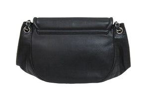 CHANEL シャネル ショルダーバッグ ハーフムーンチェーンショルダーバッグ シルバー金具 美品 中古 51287