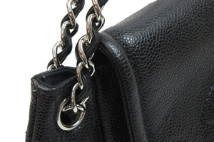 CHANEL シャネル ショルダーバッグ ハーフムーンチェーンショルダーバッグ シルバー金具 美品 中古 51287