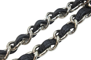 CHANEL シャネル ショルダーバッグ ハーフムーンチェーンショルダーバッグ シルバー金具 美品 中古 51287