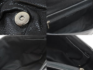 CHANEL シャネル ショルダーバッグ ハーフムーンチェーンショルダーバッグ シルバー金具 美品 中古 51287