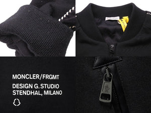MONCLER モンクレール FRGMT GENIUS7 HIROSHI FUJIWARA ボンバージャケット スカジャン ブラック イエロー 美品 中古 51317