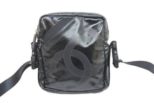 Load image into Gallery viewer, CHANEL シャネル ショルダーバッグ ココマーク スポーツライン 11番台 ブラック ライトグレー 美品 中古 51320