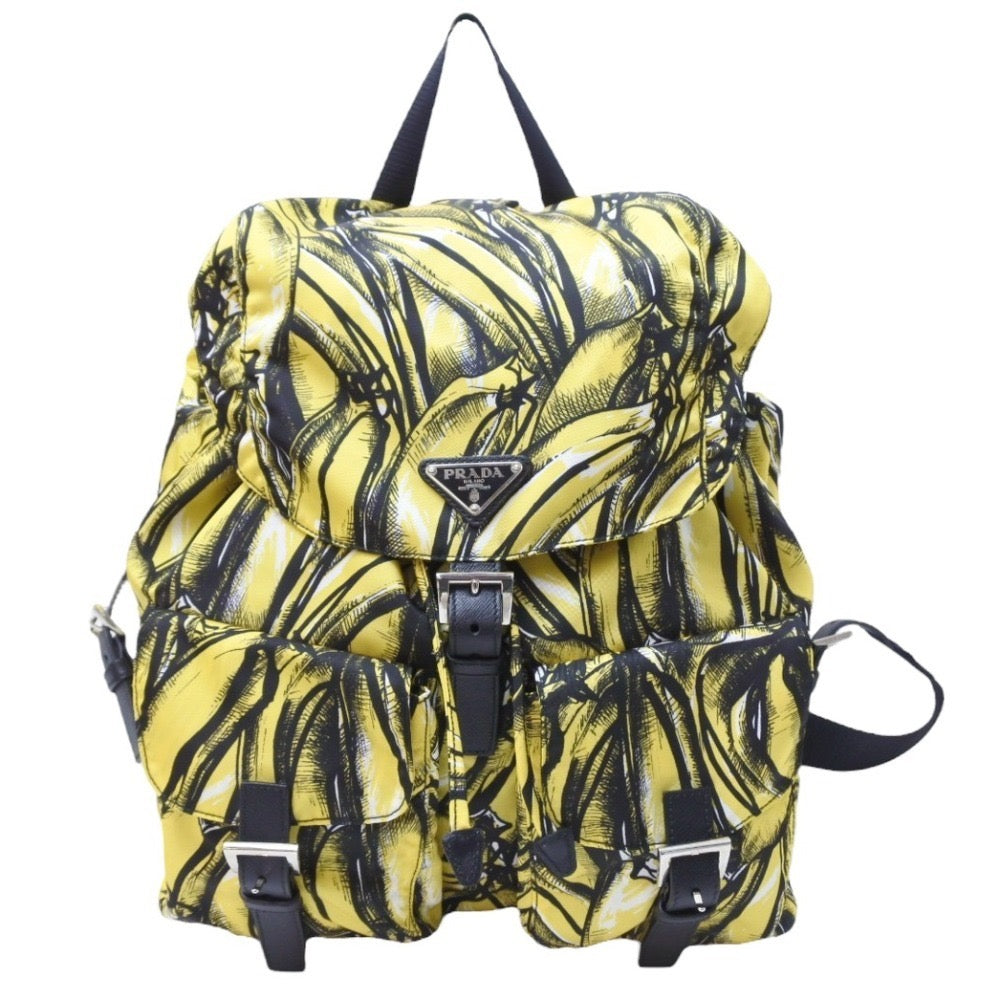 PRADA プラダ　リュック　バナナ柄　希少 PRADA プラダ リュック バナナ柄 希少 （希少 美品 PRADA プラダ