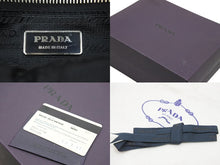 画像をギャラリービューアに読み込む, PRADA プラダ ワンショルダーバッグ BR2162 VELA VINTAGE 三角プレート ナイロン レザー ブラック シルバー金具 美品 中古 51385